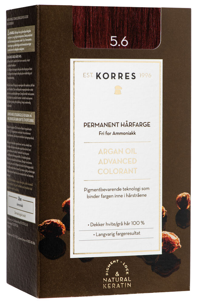 Korres Argan Oil Advanced Colorant Red Light Brown 5.6
