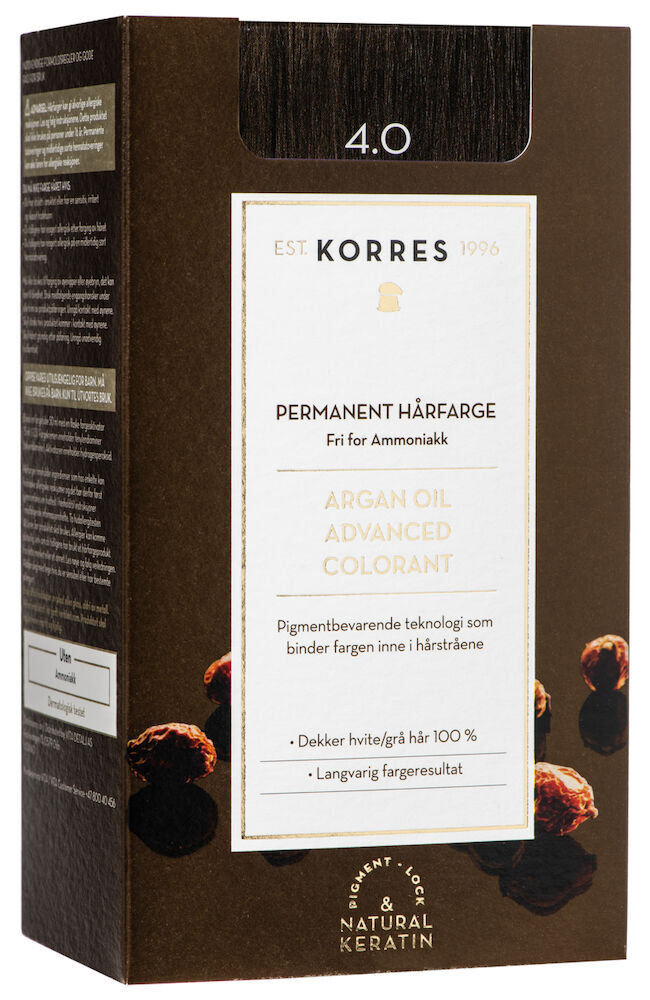 Korres Argan Oil Advanced Colorant Brown 4.0