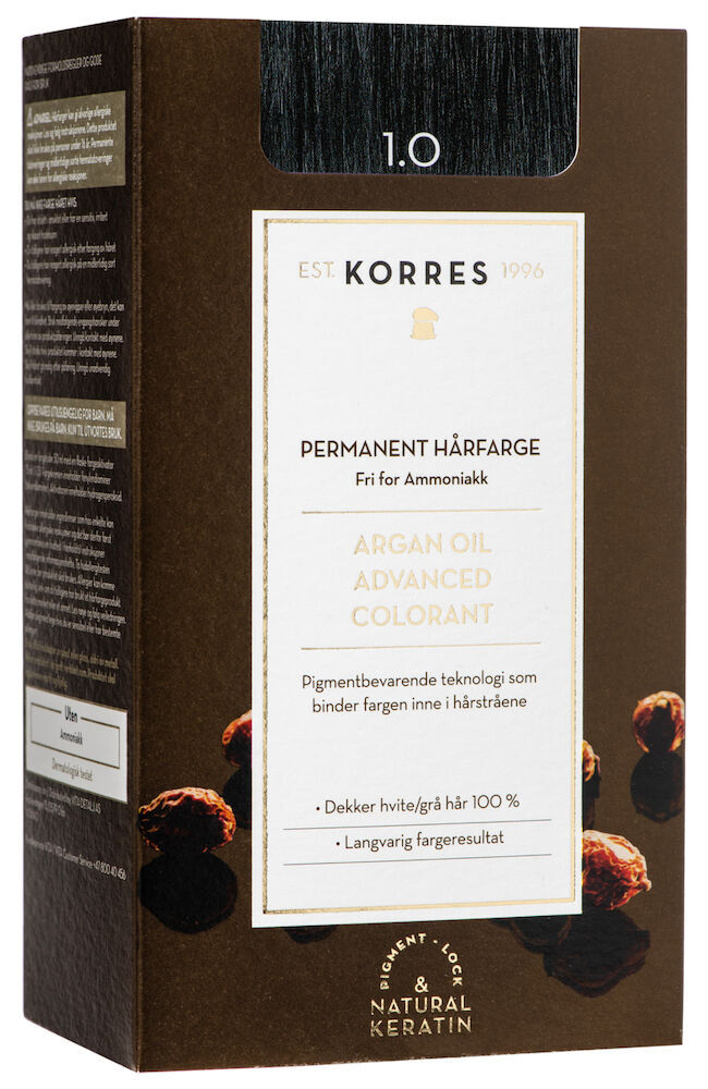 Korres Argan Oil Advanced Colorant Black 1.0