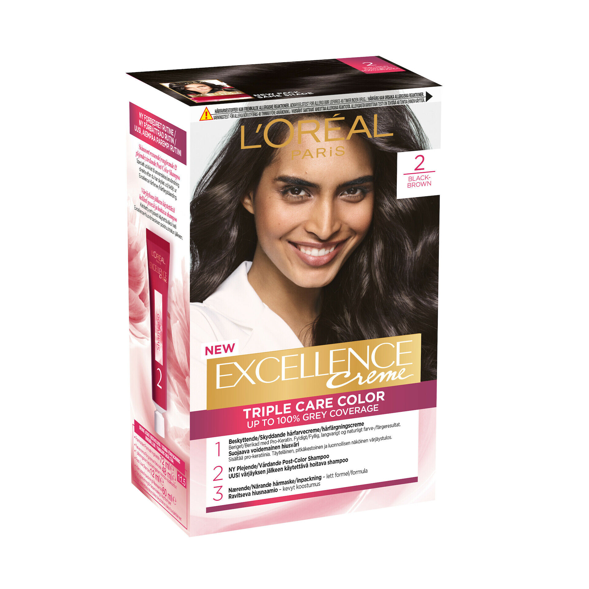L'Oréal Excellence 2.0 Black-Brown