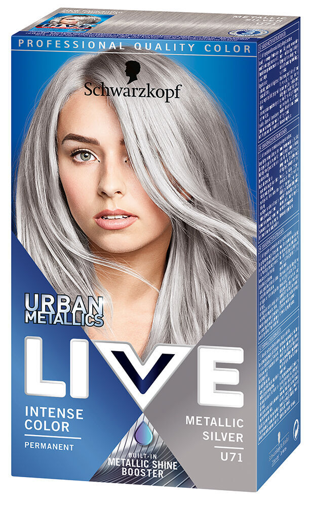 Schwarzkopf Hair Color Schwarzkopf Live Urban Metallic 71 Metallic Silver