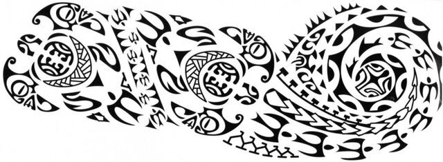 Tatuaj Temporar Tribal 15x40cm