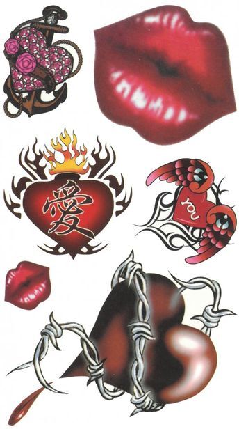 Tatuaj Temporar Lips - 17x10cm