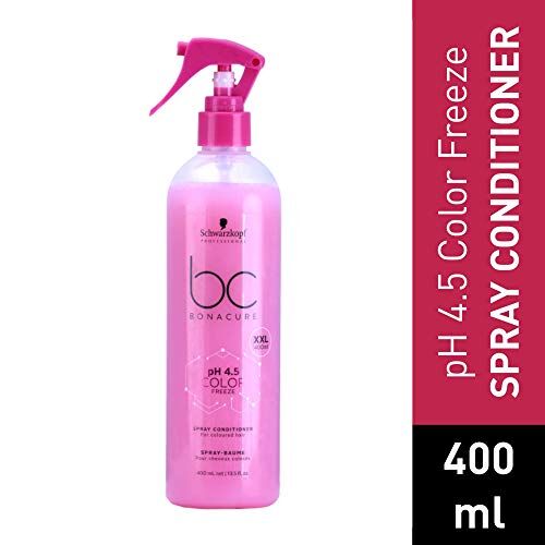 Schwarzkopf Conditioner pH4.5 Bonacure Color Freeze Spray, 400 ml, Unik, 400 ml, 400