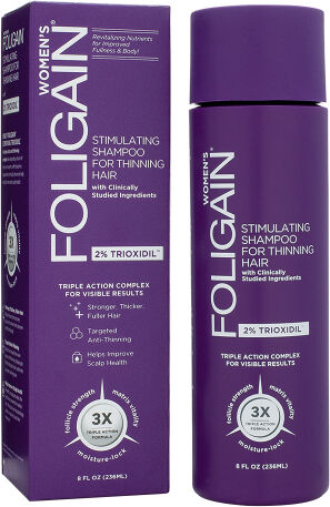 Foligain Shampoo for Women - 2% Trioxidil - Schampo för tunt hår - 236 ml