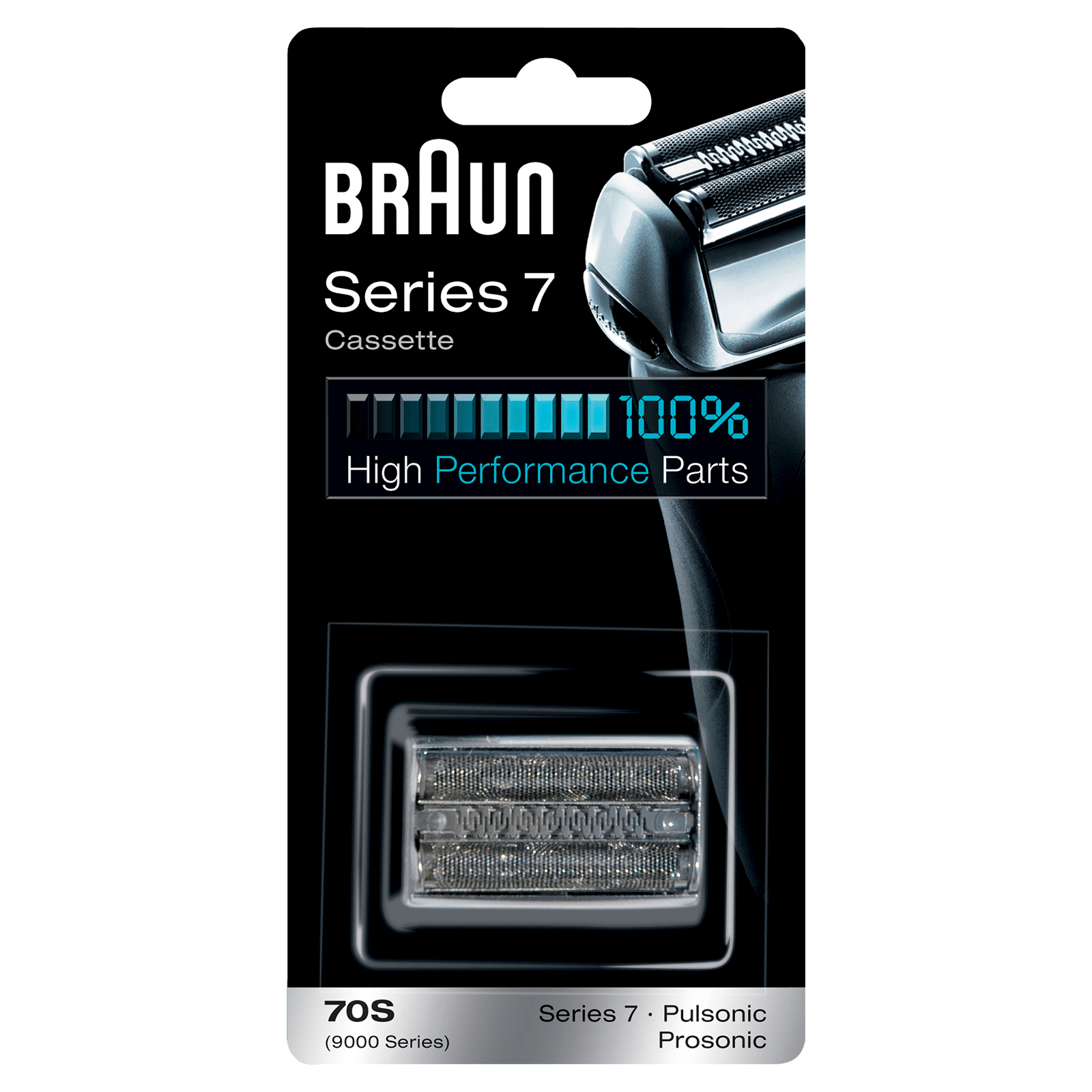 Braun Series 7 70S Electric Shaver Head Replacement - Silver