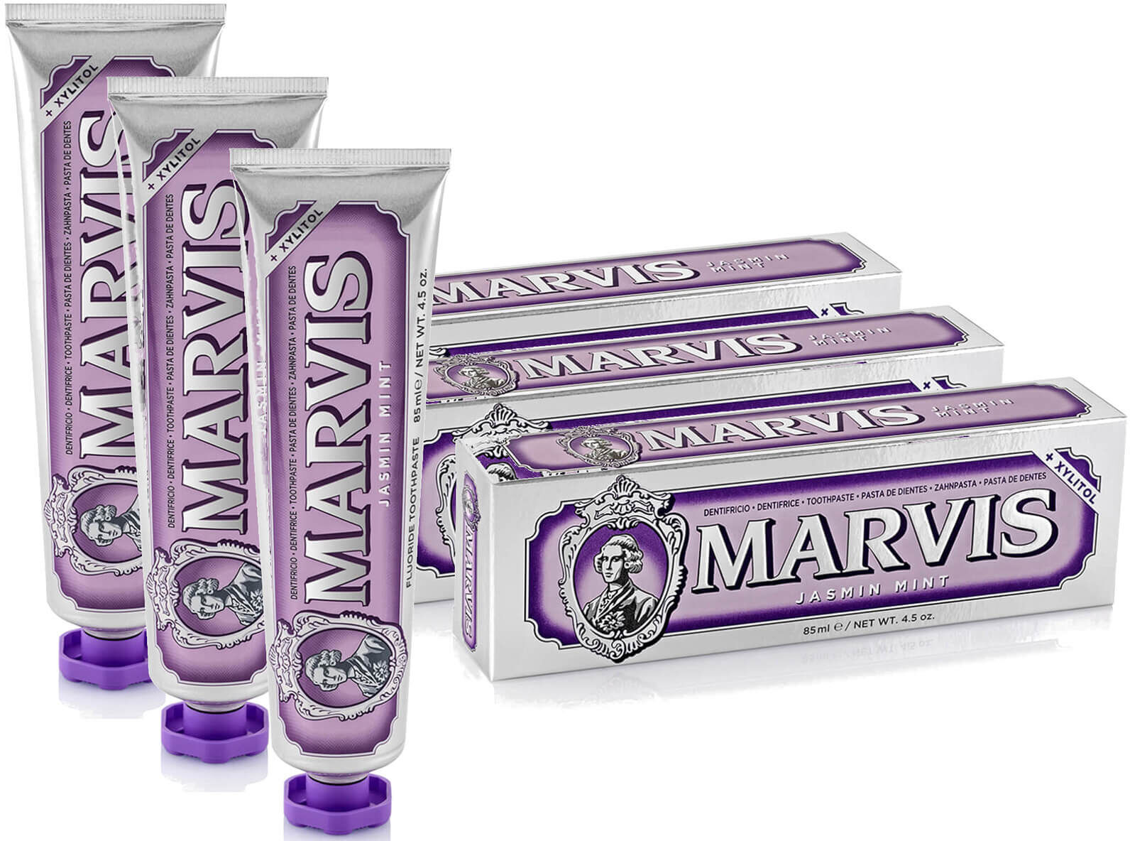 Marvis Jasmine Mint Toothpaste Trio