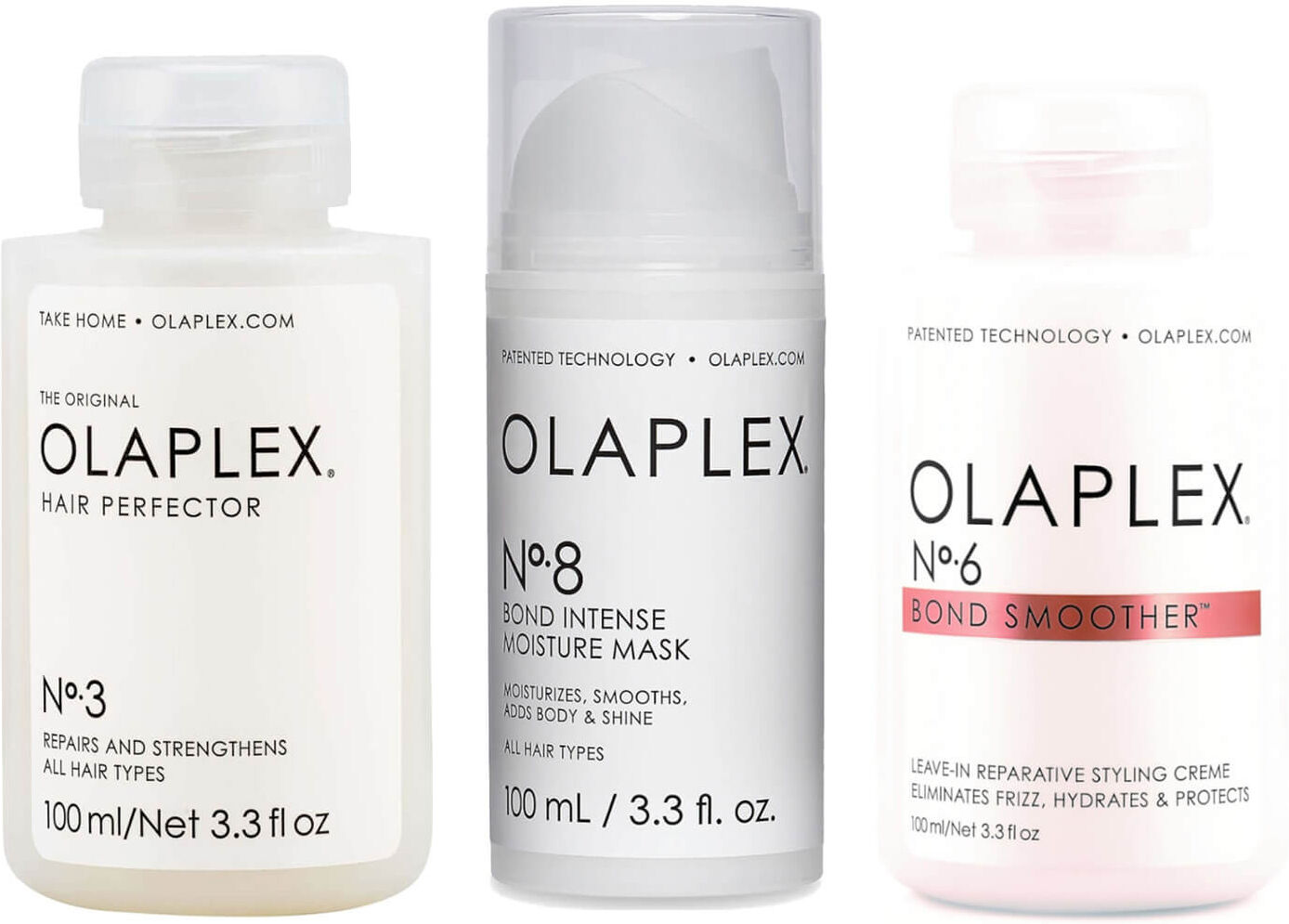 Olaplex No.3, No.6 and No.8 Bundle (Worth $150.00)