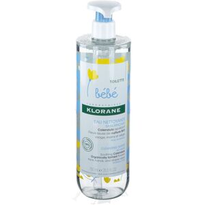 Klorane Bébé Toilette Eau Nettoyante Sans Rince au Calendula Bio 0.75 l