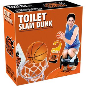 Geschenkidee Mini Basketball Set für Toilette