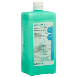 Softa-Man pure Händedesinfektion alkoholisch ohne Parfum (1000 ml)