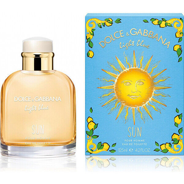 Dolce & Gabbana Light Blue Sun Pour Homme - EDT - SLEVA - poškozený celofán 75 ml