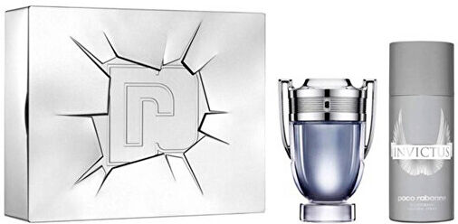 Paco Rabanne Invictus - EDT 100 ml + deodorant ve spreji 150 ml