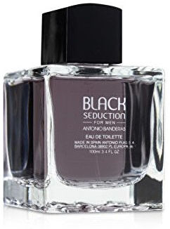 Antonio Banderas Seduction In Black - toaletní voda s rozprašovačem - TESTER 100 ml