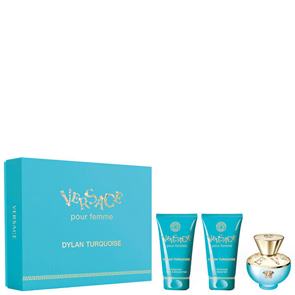 Versace Dylan Turquoise - EDT 50 ml + tělově mléko 50 ml + sprchový gel 50 ml