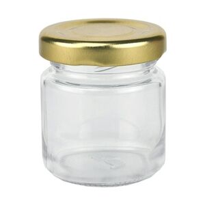 28er Set Sturzglas 53 ml To 43 goldener Deckel incl. Diamant Gelierzauber Rezeptheft