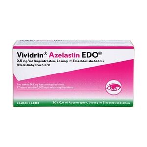 Vividrin Azelastin EDO 0,5 mg/ml Augentr.Lsg.i.EDP Trockene & gereizte Augen 012 l