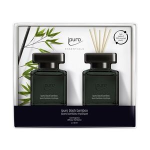 ipuro ESSENTIALS Raumduft Set Black Bamboo 2 x 50 ml