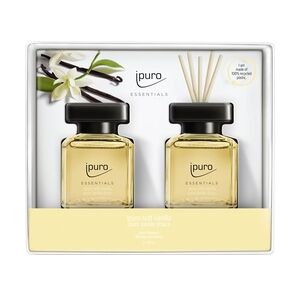 ipuro ESSENTIALS Raumduft Set soft vanilla 2 x 50 ml