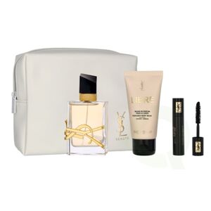 Yves Saint Laurent YSL Libre Giftset 102 ml Edp Spray Refillable 50ml/Body Balm 50ml/Mascara 2ml/Pouch