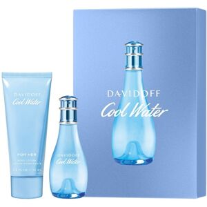 Davidoff Parfumer til kvinder Cool Water Woman Gavesæt Eau de Toilette 30 ml + Body Lotion 75 ml