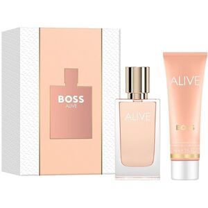 dufte til kvinder BOSS Alive Gave sæt  Alive Eau de Parfum 30 ml + Hand & Body Lotion 50 ml