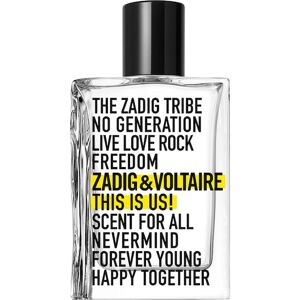 Zadig & Voltaire Unisex-dufte This Is Us! Eau de Toilette Spray