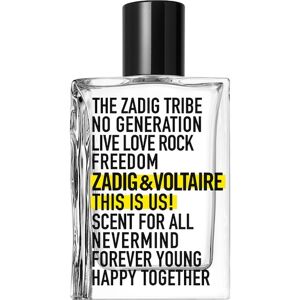 Zadig & Voltaire Unisex-dufte This Is Us! Eau de Toilette Spray