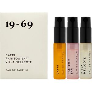 19-69 The Collection Two EdP (3 references). Capri, Villa Nellcôte, Rainbow Bar (3 x 2,5 ml)