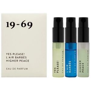 19-69 The Collection Two EdP (3 references). Higher Peace, L'Air Barbès, Yes Please! (3 x 2,5 ml)