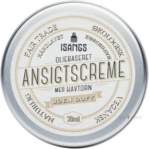 Isangs Ansigtscreme med Havtorn, Uden duft, 30 ml.