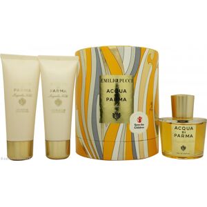 Acqua di Parma Magnolia Nobile Gift Set 100ml EDP + 75ml Shower Gel + 75 Body Creme