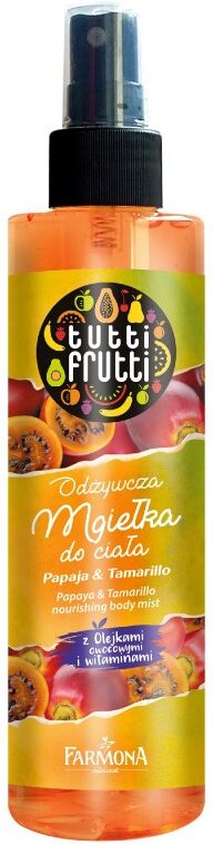 Tutti Frutti Papaya &amp; Tamarillo Nourishing Body Mist 200 ml Body Mist