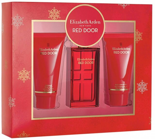 Elizabeth Arden Red Door EDT &amp; Body Lotion &amp; Shower Gel 3 x 30 ml Lahjapakkaus