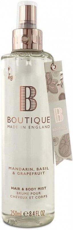 Boutique Mandarin &amp; Basil &amp; Grapefruit Hair &amp; Body Mist 250 ml Body Mist