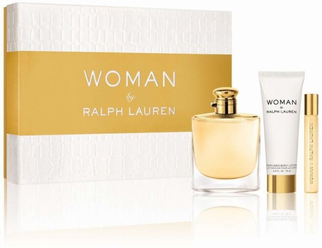 Ralph Lauren Woman EDP &amp; Mini EDP &amp; Bodylotion 2 x 50 ml + 10 ml Lahjapakkaus