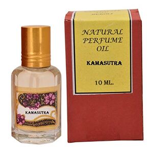 Natural Huile de parfum naturelle Attar parfum sans alcool Ittar Indian 10ml (Kamasutra) ROUGE - Publicité