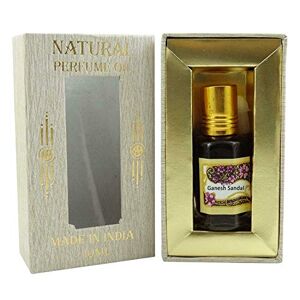 Natural Ganesh Sandal Huile De Parfum Attar Naturel Concentré Sans Alcool Ittar 10ml SL - Publicité