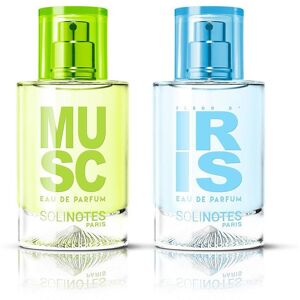 Solinotes Mix Chic : eau de parfum Musc 50ml et eau de parfum Iris 50ml