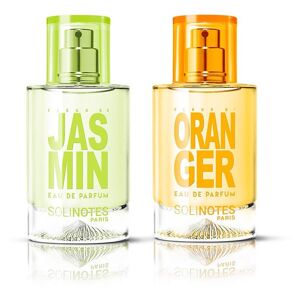 Solinotes Mix Envoutant : eau de parfum Jasmin 50ml et eau de parfum Fleur d'oranger 50ml