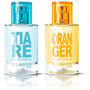 Solinotes Mix Prodigieux : eau de parfum Tiare 50ml et eau de parfum Fleur d'Oranger 50ml