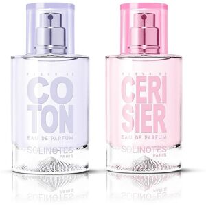 Solinotes Mix Pureté : eau de parfum Fleur de Coton 50ml et eau de parfum Cerisier 50ml