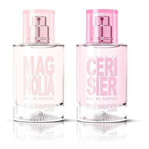 Solinotes Mix Feerique : eau de parfum Magniolia 50ml et eau de parfum Fleur de Cerisier 50ml