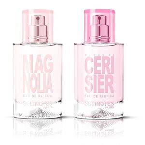 Solinotes Mix Féérique : eau de parfum Magniolia 50ml et eau de parfum Fleur de Cerisier 50ml