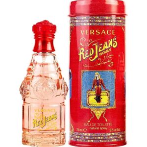 Versace Red Jeans Eau De Toilette Donna 75ml