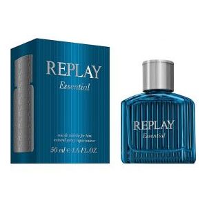 Replay Essential for Him 50 ml, Eau de Toilette Spray Uomo