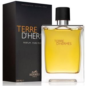 Hermes Terre D' Pure Parfum 200 ml, Pure Parfum Spray Uomo
