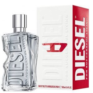 Diesel D 100 ml, Eau de Toilette Ricaricabile Spray Uomo
