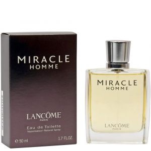 Lancome Miracle Homme 50 ml, Eau de Toilette Spray Uomo