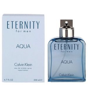 Calvin Klein Aqua Eternity Clavin Klein 200 ml, Eau de Toilette Spray Uomo